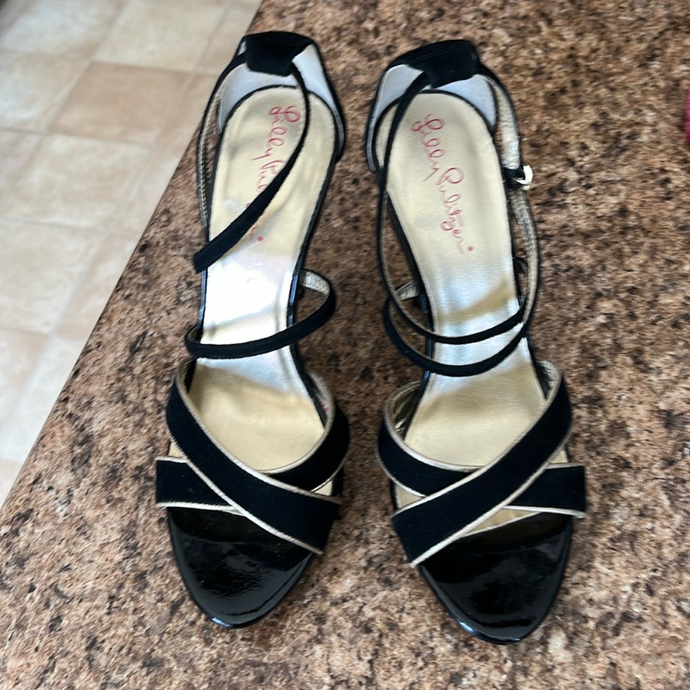 Lilly Pulitzer Strapy Heels